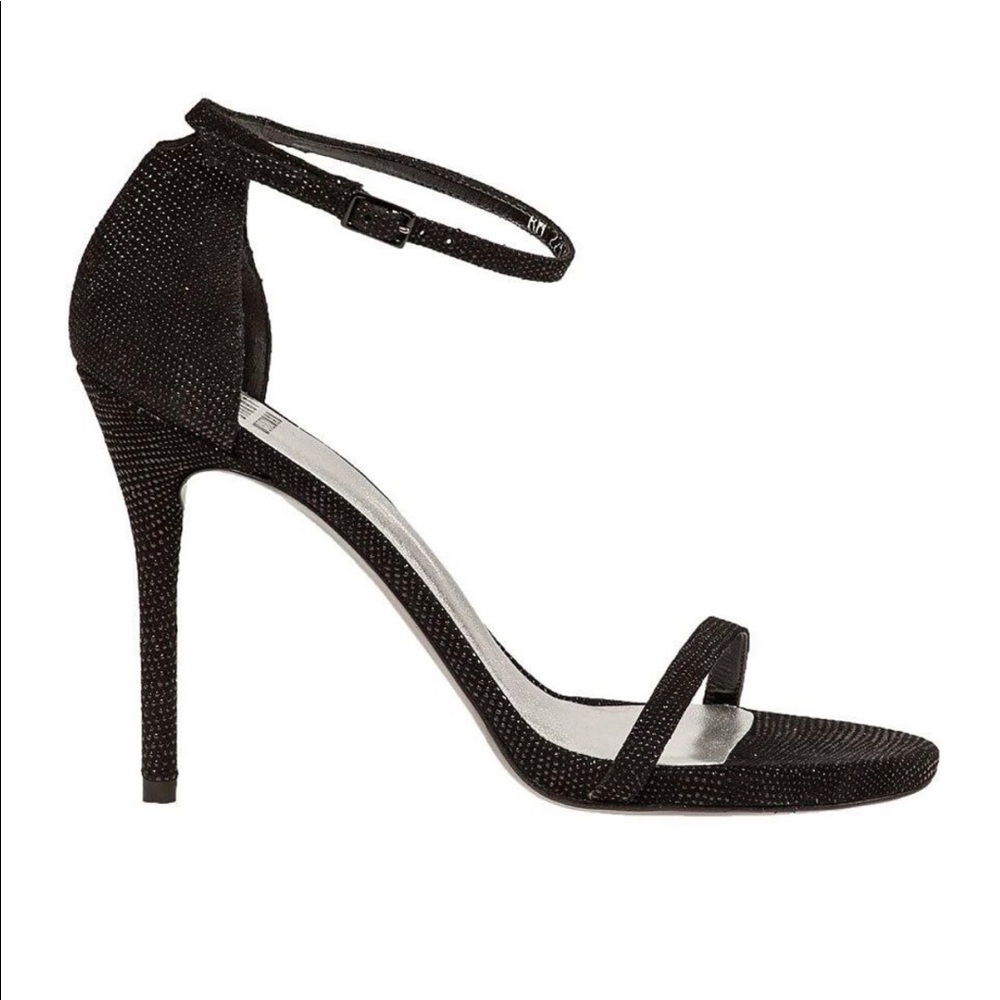 Stuart Weitzman Nudist Sandals Goosebump leather